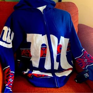 NY Giants large Christmas sweater NWT